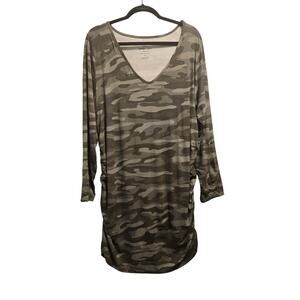 Torrid Women’s 3x Super Soft Camo Maternity Tunic Tee
